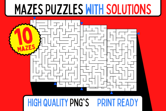 Download Maze Puzzles for Amazon KDP Interior - Amazon Collection