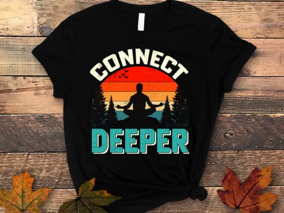 Download Connect Deeper Yoga Vintage T Shirt - Deeper Collection