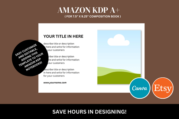Download Amazon KDP a+ Canva Mockup - Amazon Collection