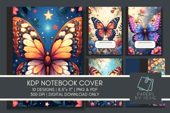 Download Butterly KDP Notebook Cover - Kdp notebook cover Collection